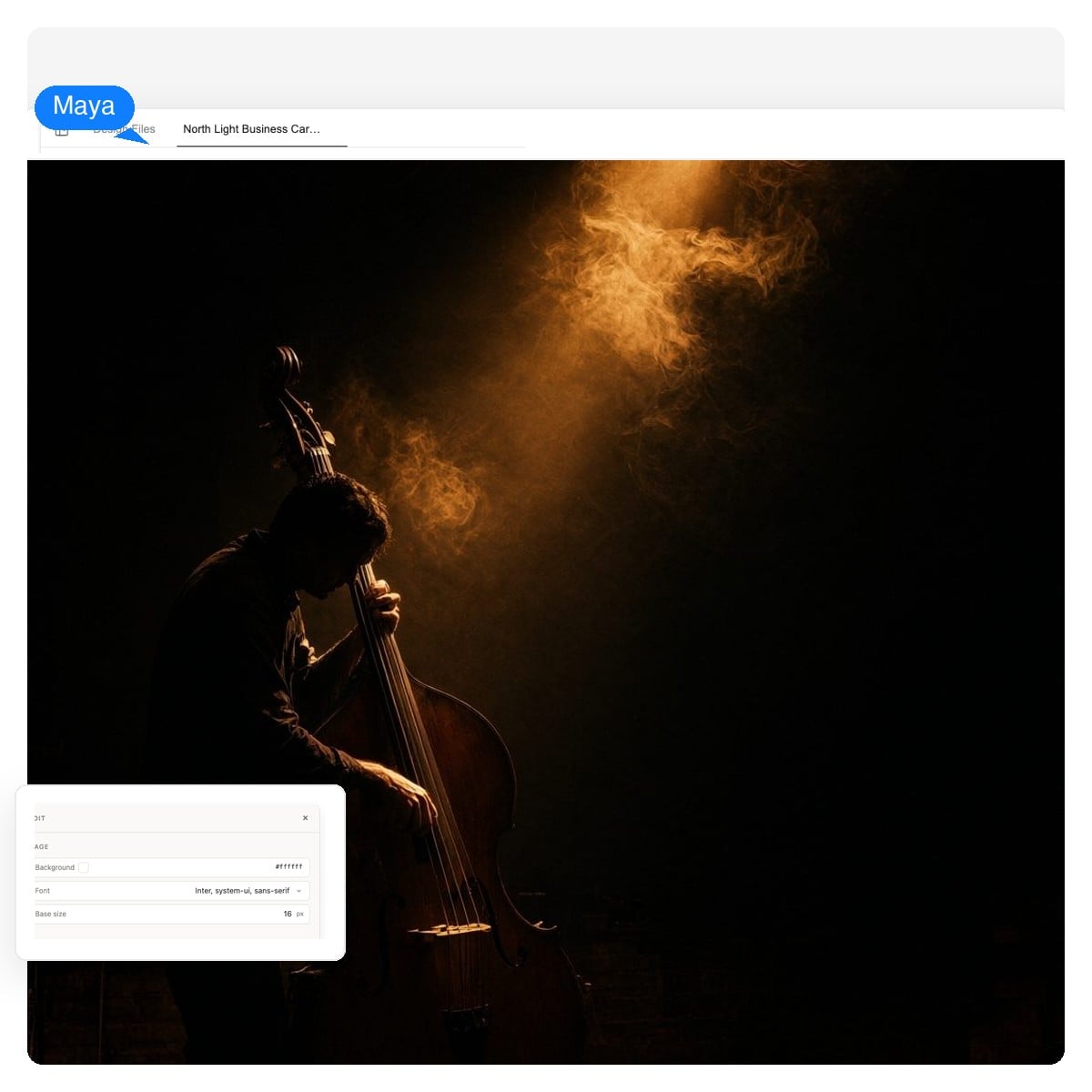 Jazz album cover — AI Album Cover Generator