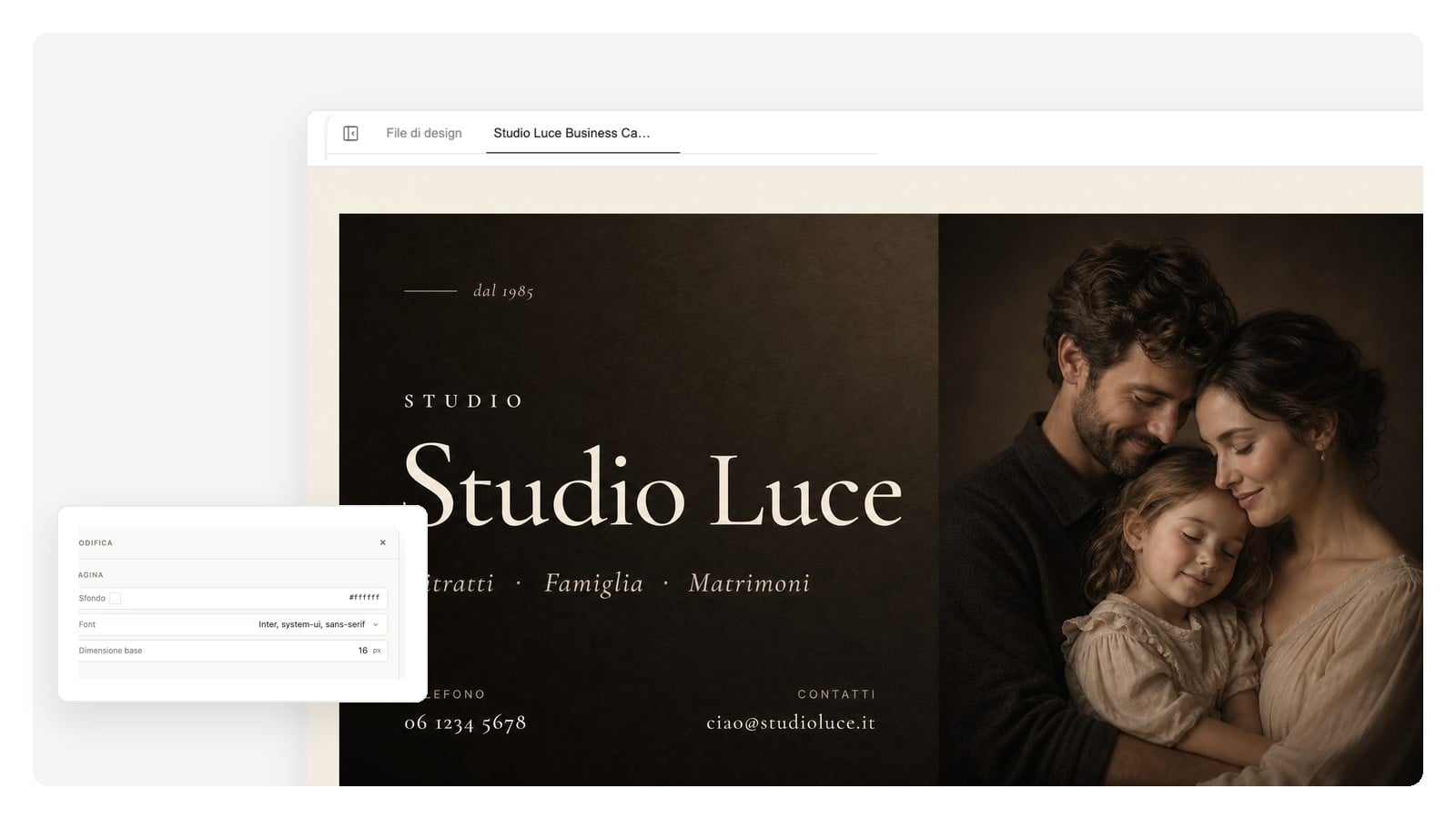 Banner della campagna della bibita impaginato come post con link da 1200×628