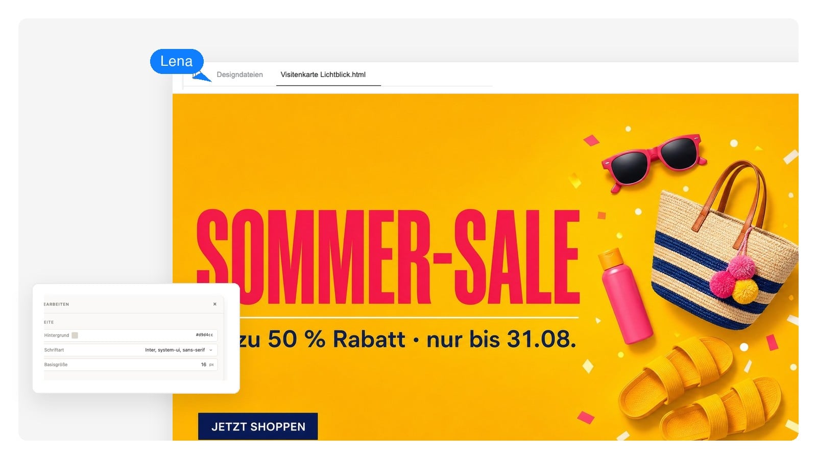 Sale- und Aktionsbanner — Banner erstellen mit KI
