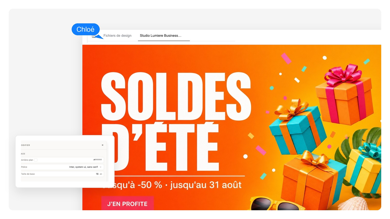 Bannières de soldes et promos — Bannière YouTube, web et réseaux