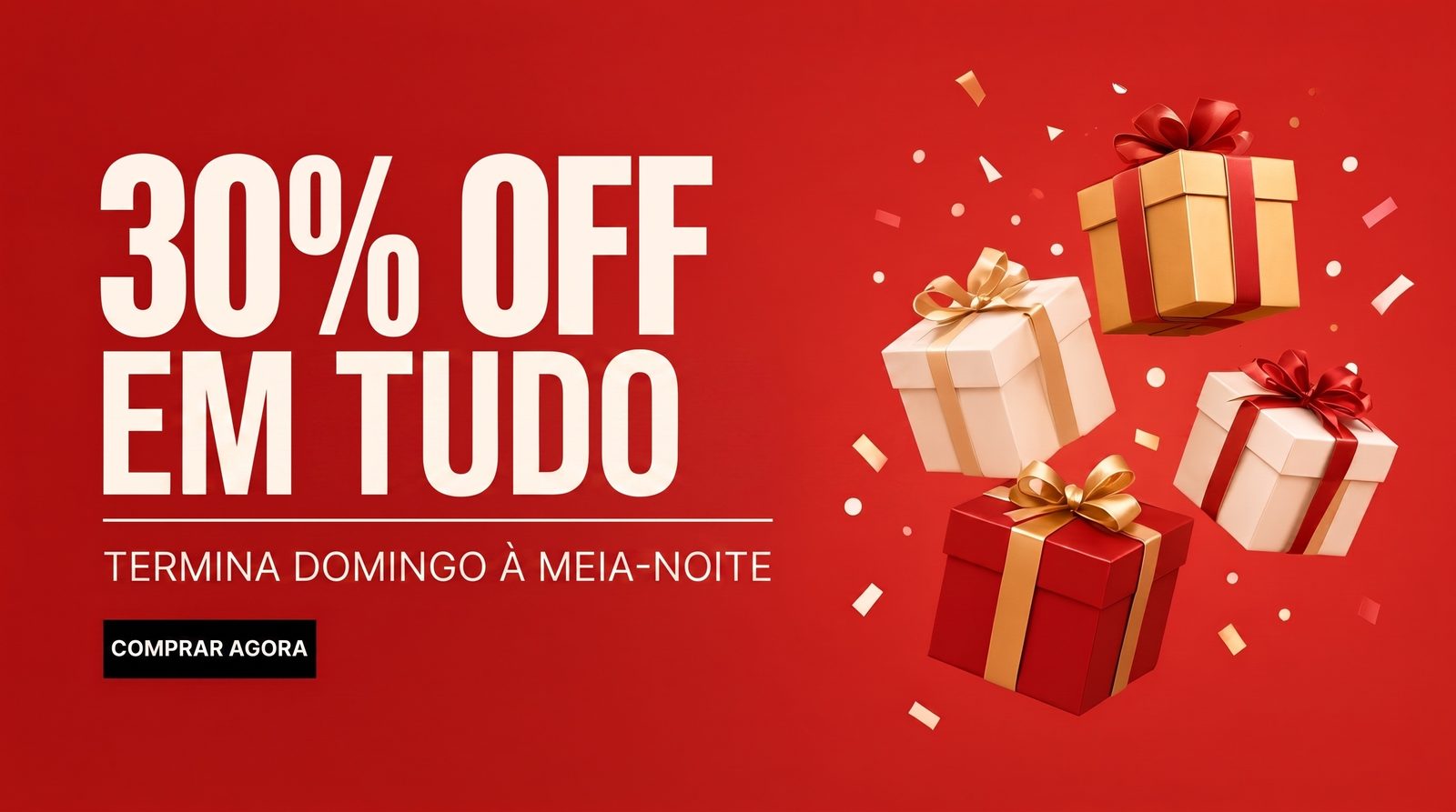 Banners de promoção — Banner para YouTube, site e redes