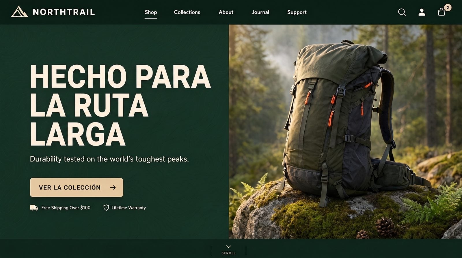 Banners hero para webs — Banner de YouTube, web y redes