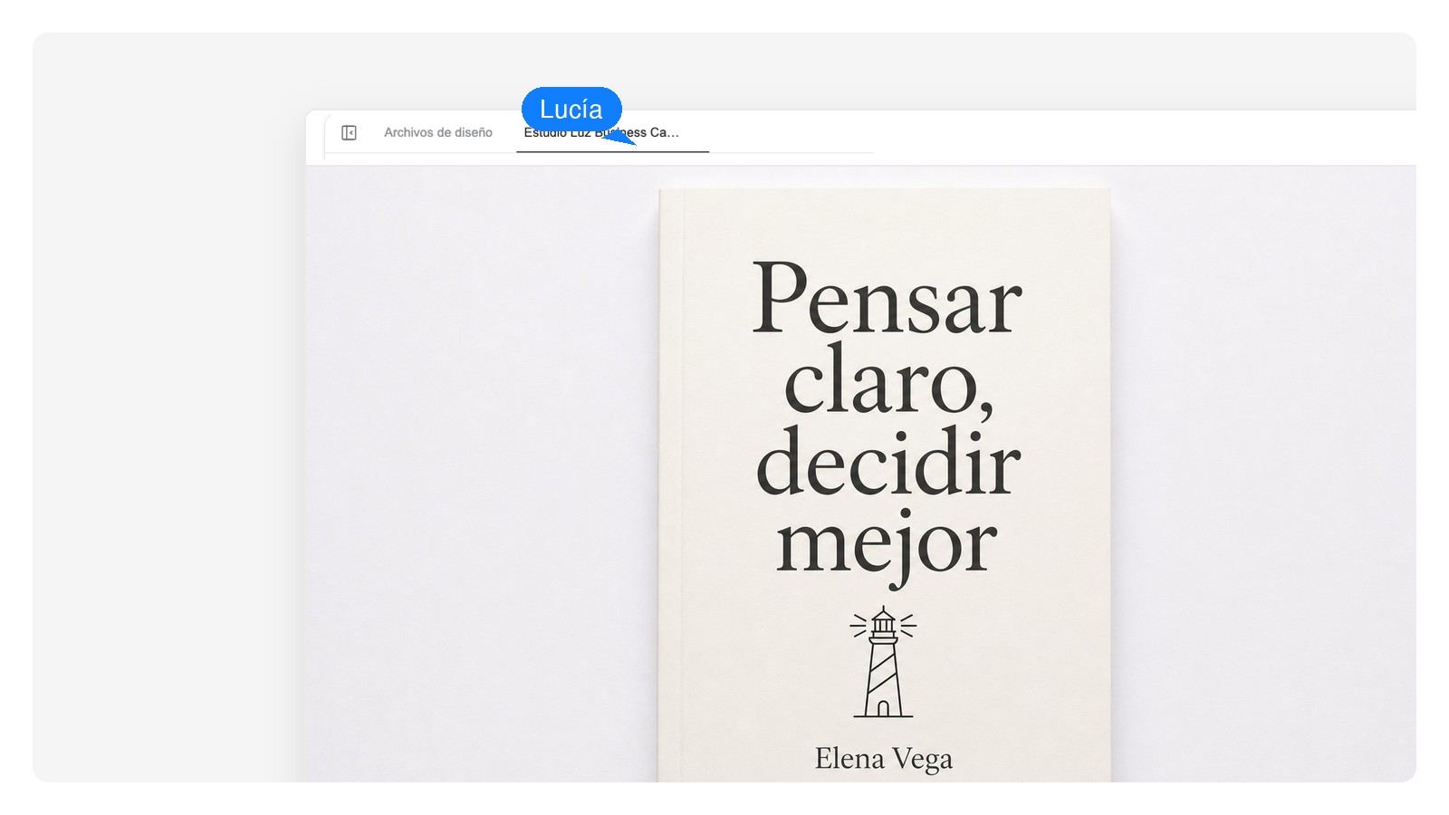 Dirección de no ficción estilo memorias de la portada de 'The Last Light' — composición minimalista guiada por la tipografía