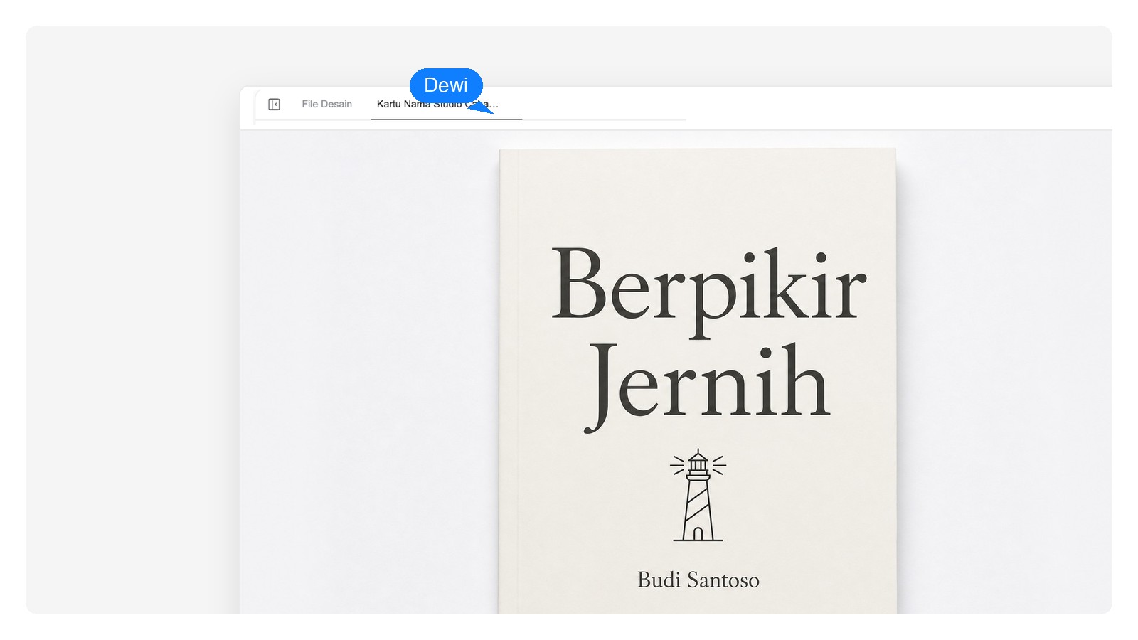 Arah nonfiksi bergaya memoar cover buku 'The Last Light' — tata letak minimalis bertumpu pada tipografi
