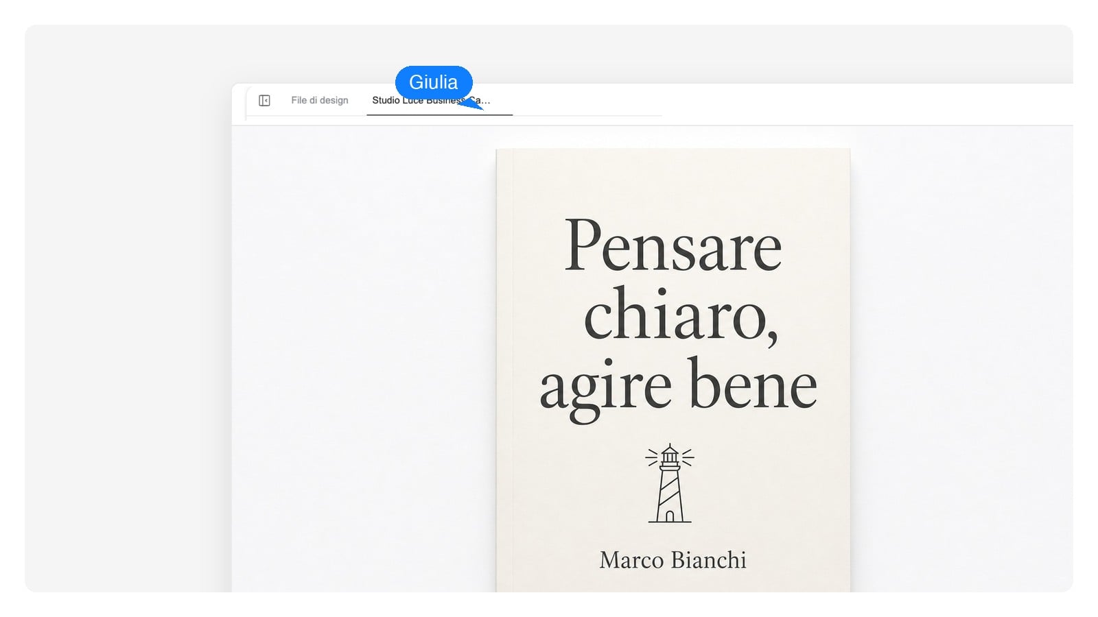 Saggistica e crescita personale — Creare copertina libro con l'AI