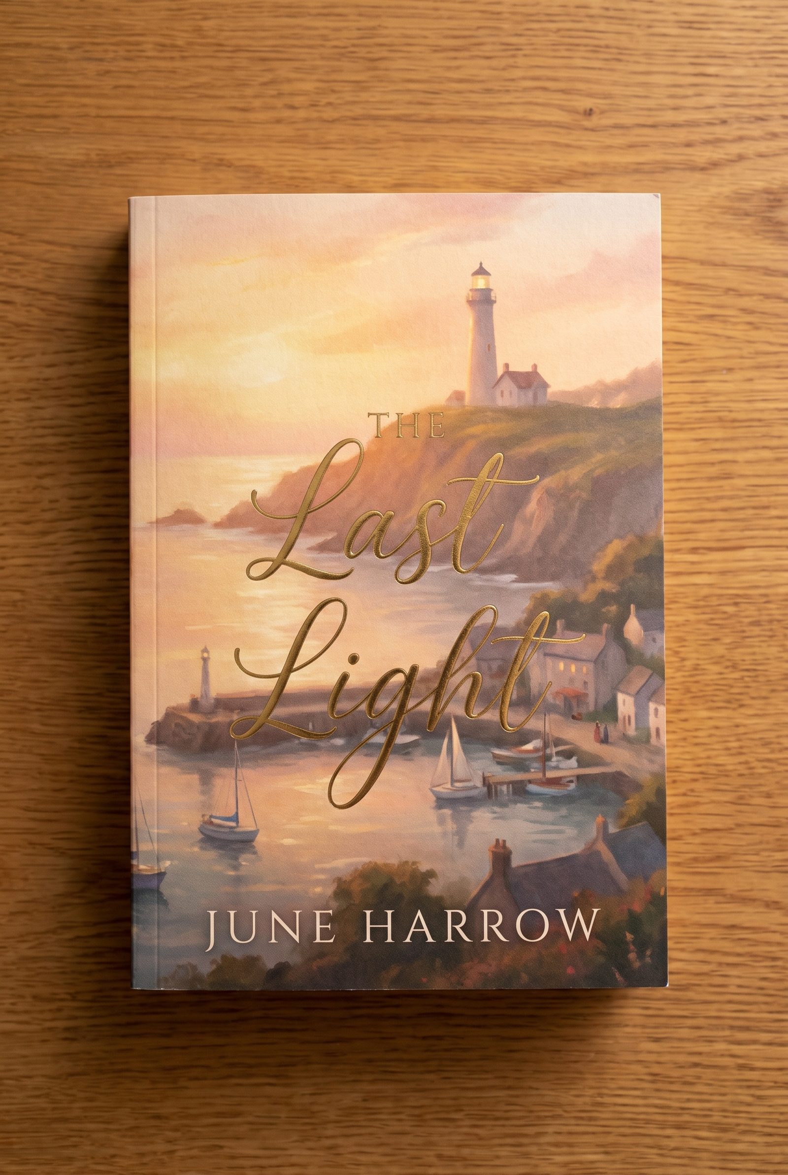 AI-generated romance book cover with the title marked as an editable text layer and the artwork marked as a separate image layer