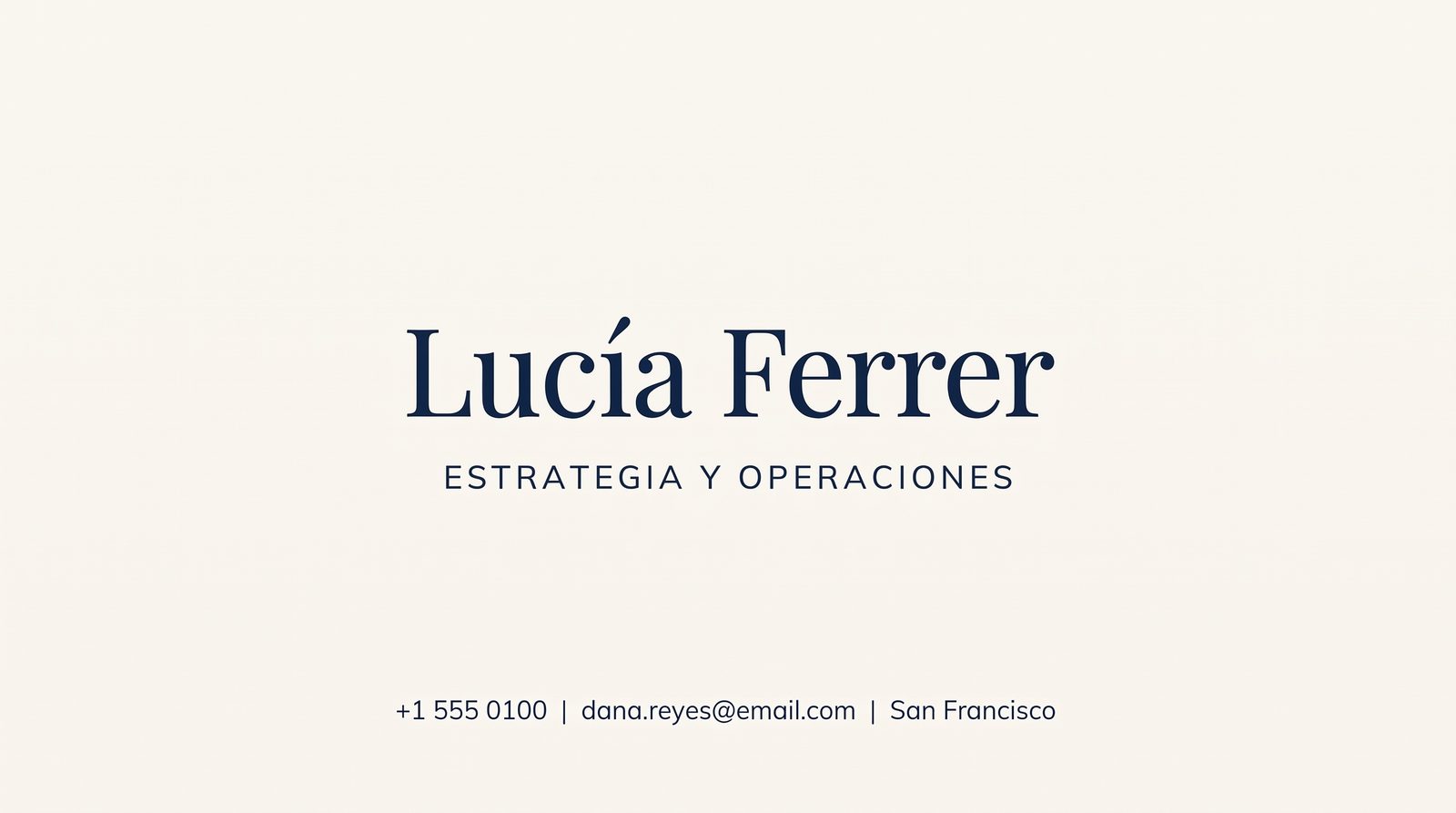 Consultoría — Generador de tarjetas de visita con IA
