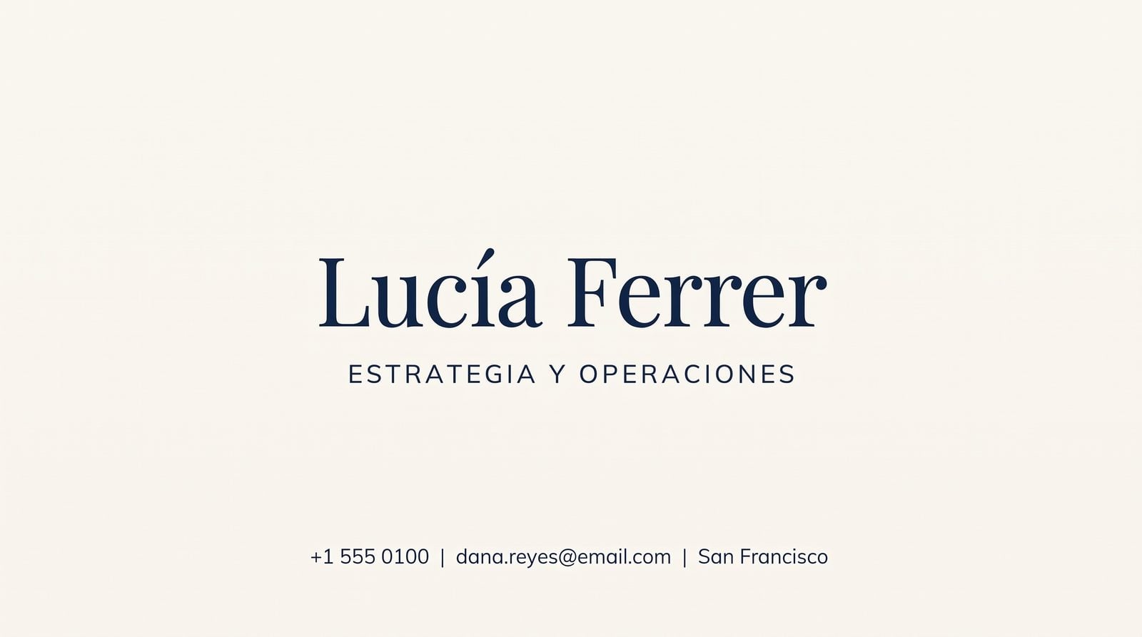 Consultoría — Generador de tarjetas de visita con IA