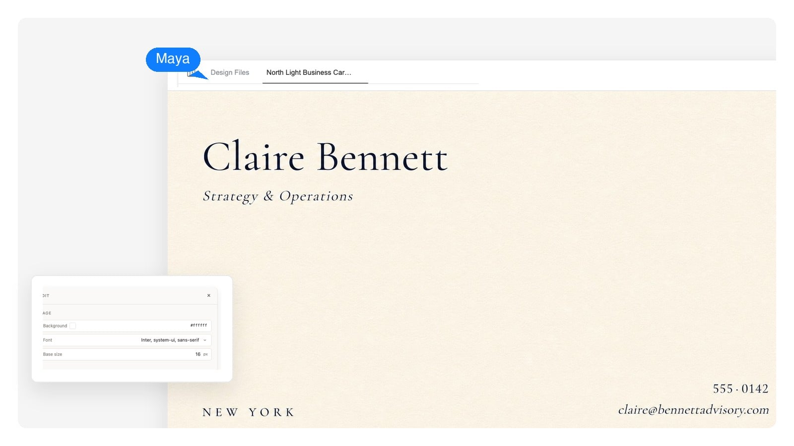 Consulting — AI Business Card Generator