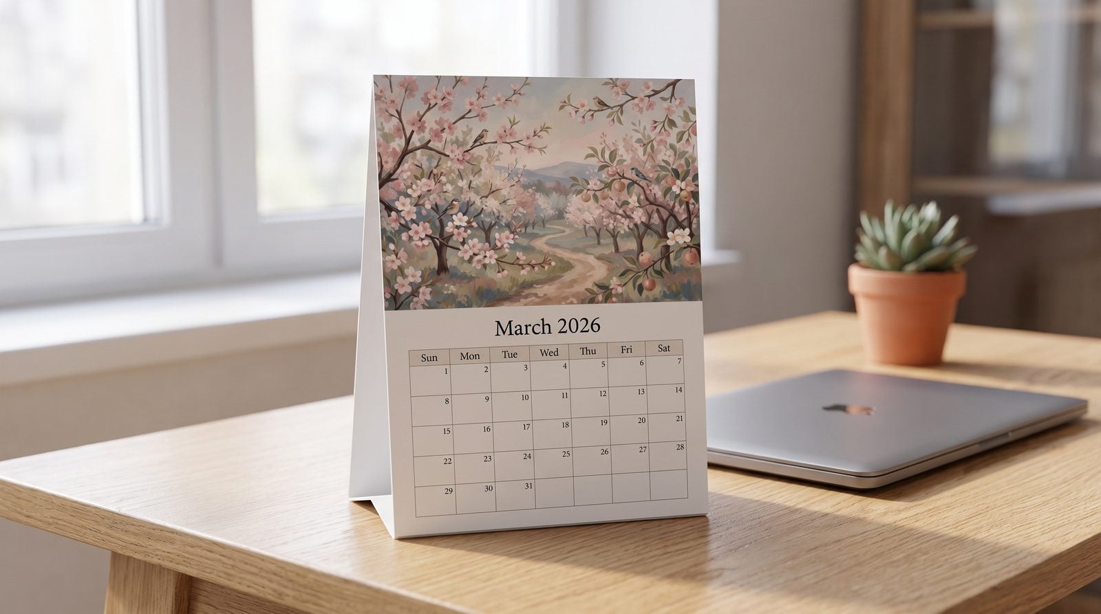 Business wall calendar — AI Calendar Generator