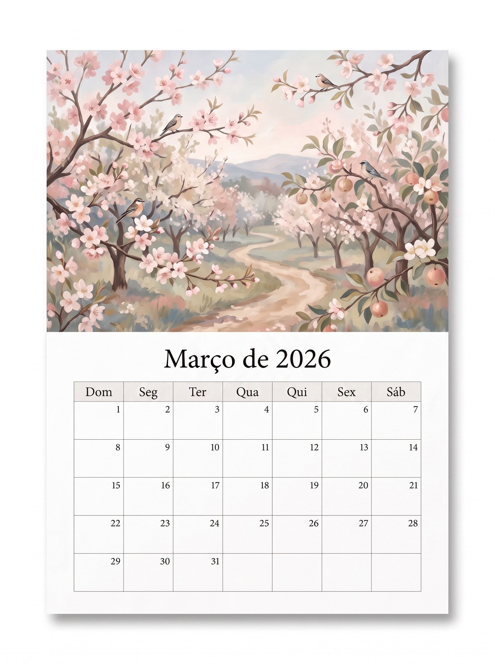 Calendário de fotos da família — Calendário personalizado com IA