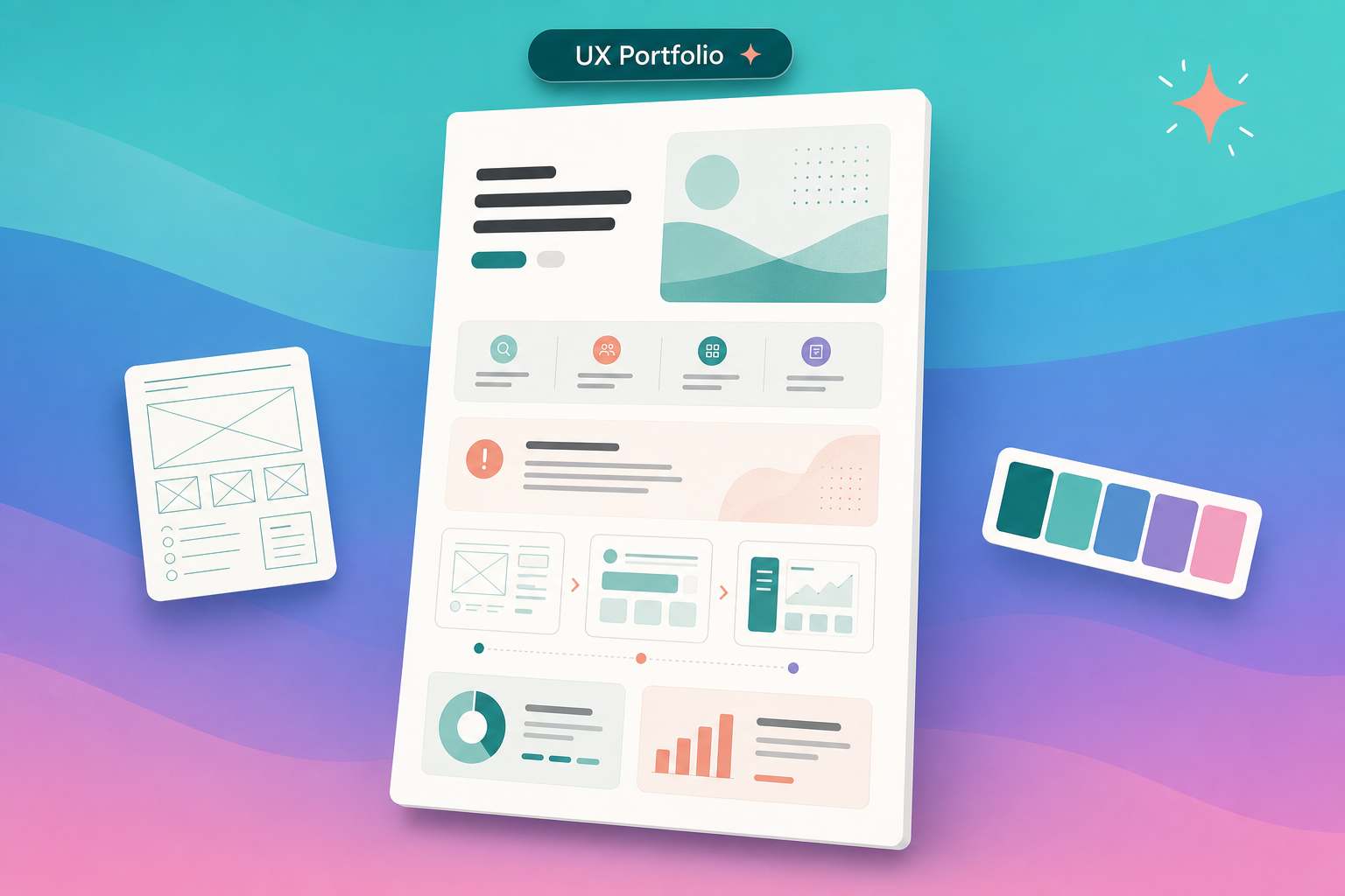 UX portfolios — land senior product roles with structured walk-throughs