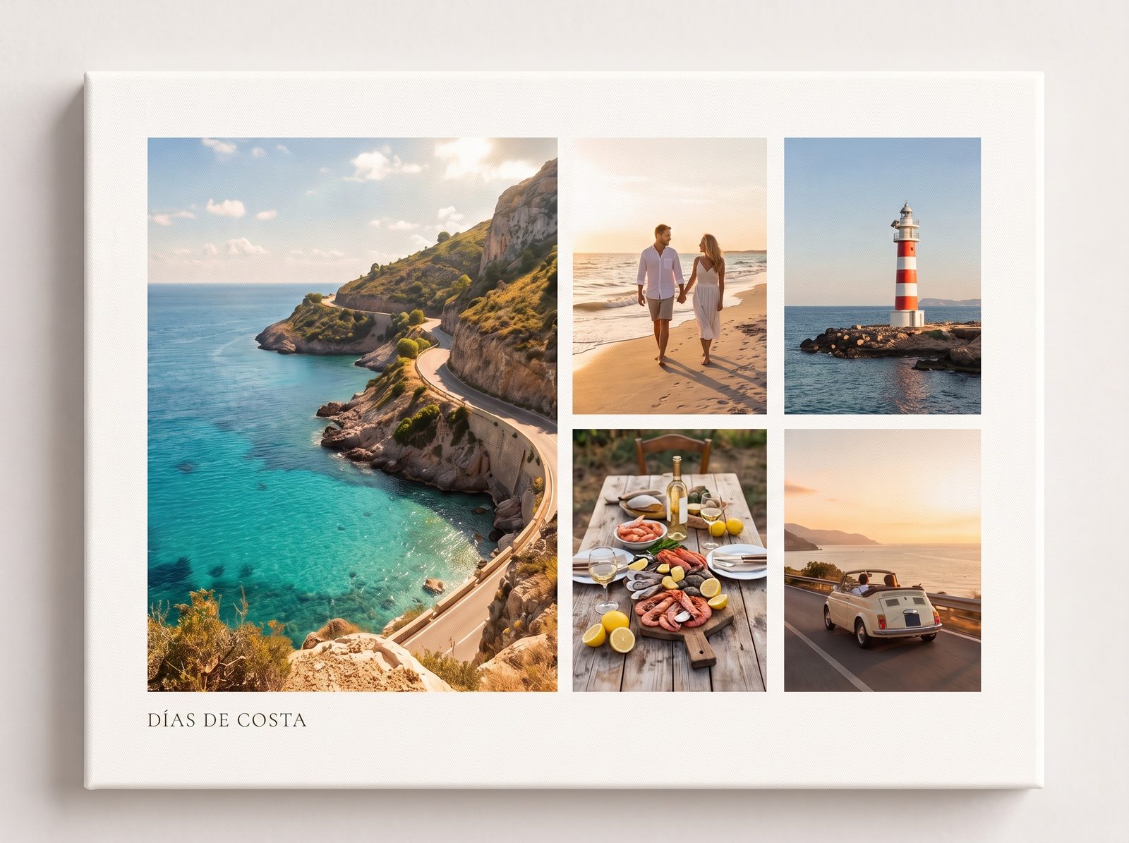 Resumen de viaje — Collage de fotos con IA
