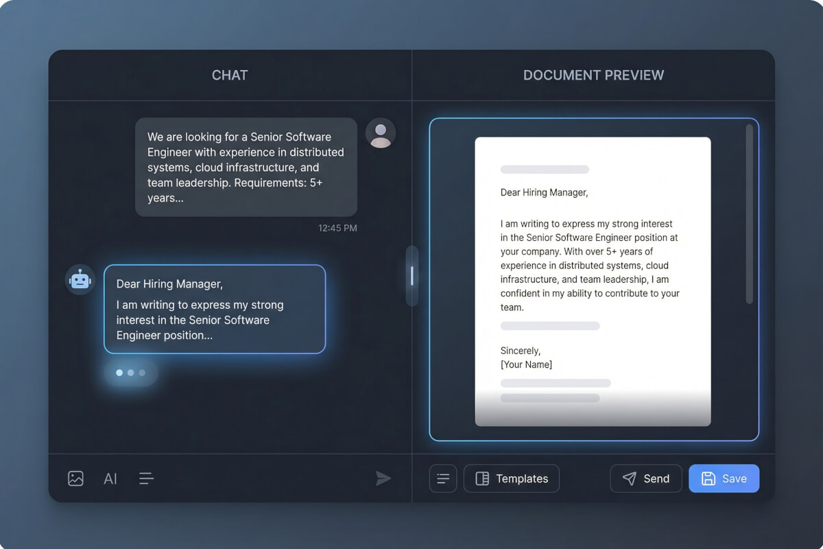Generate from a Job Description