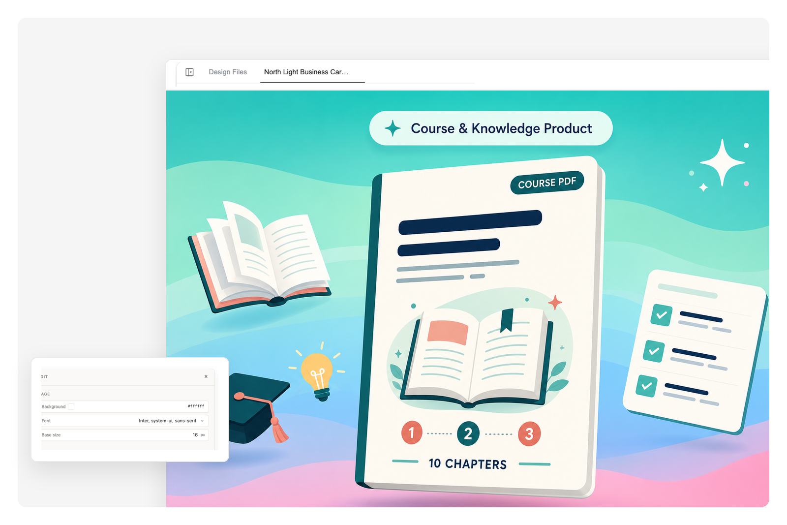 Course & knowledge products — package what you teach