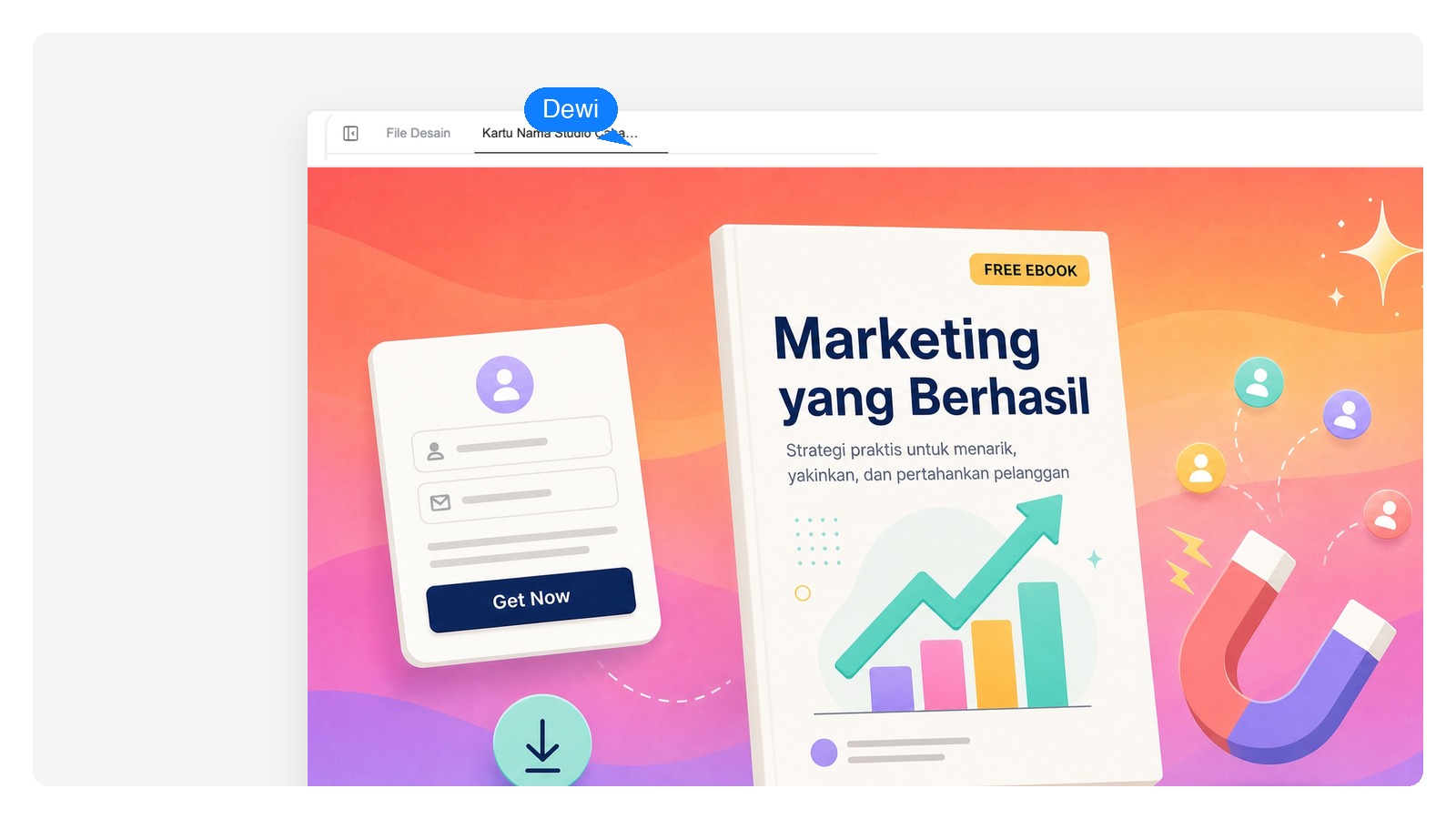 Pemasaran — lead magnet yang konversi di landing page