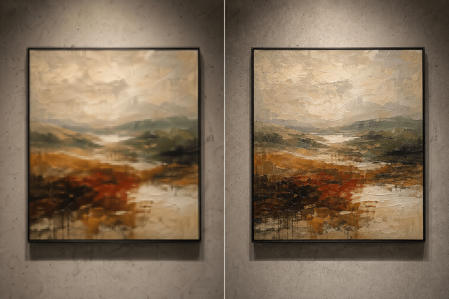 인쇄용 4× 업스케일