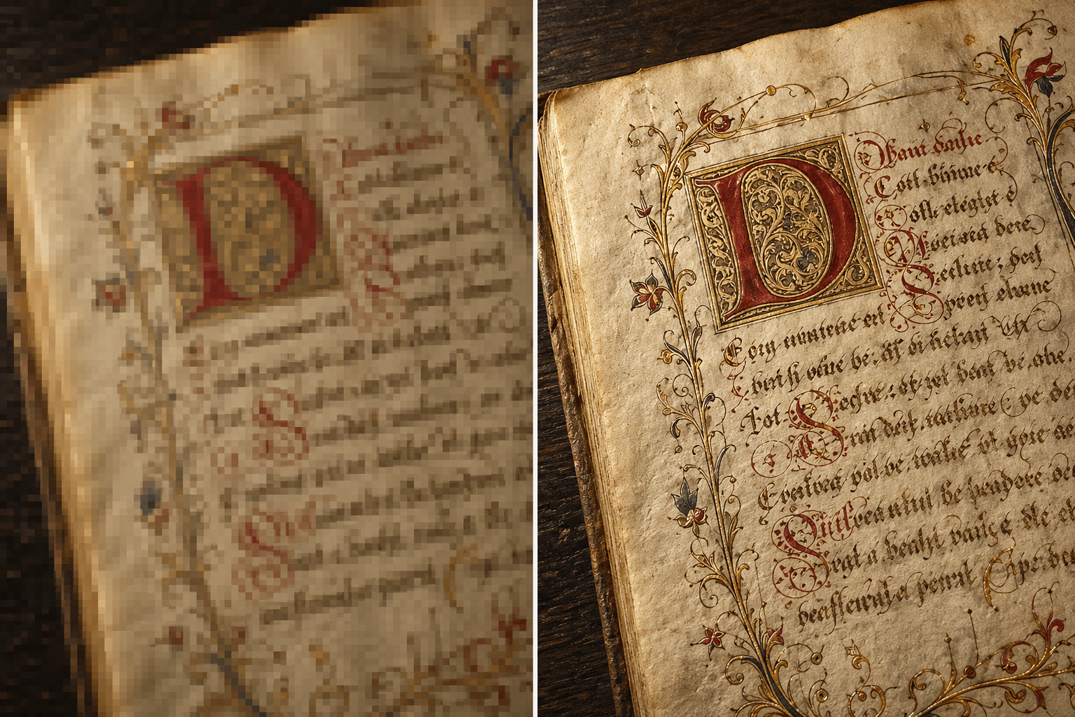 스캔 문서 또렷하게