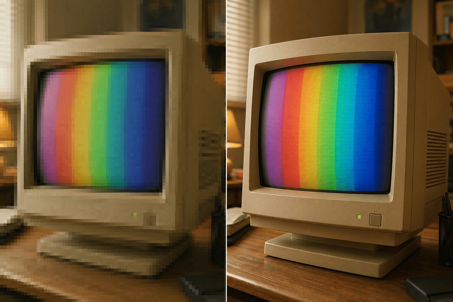 저해상도 스크린샷 복원