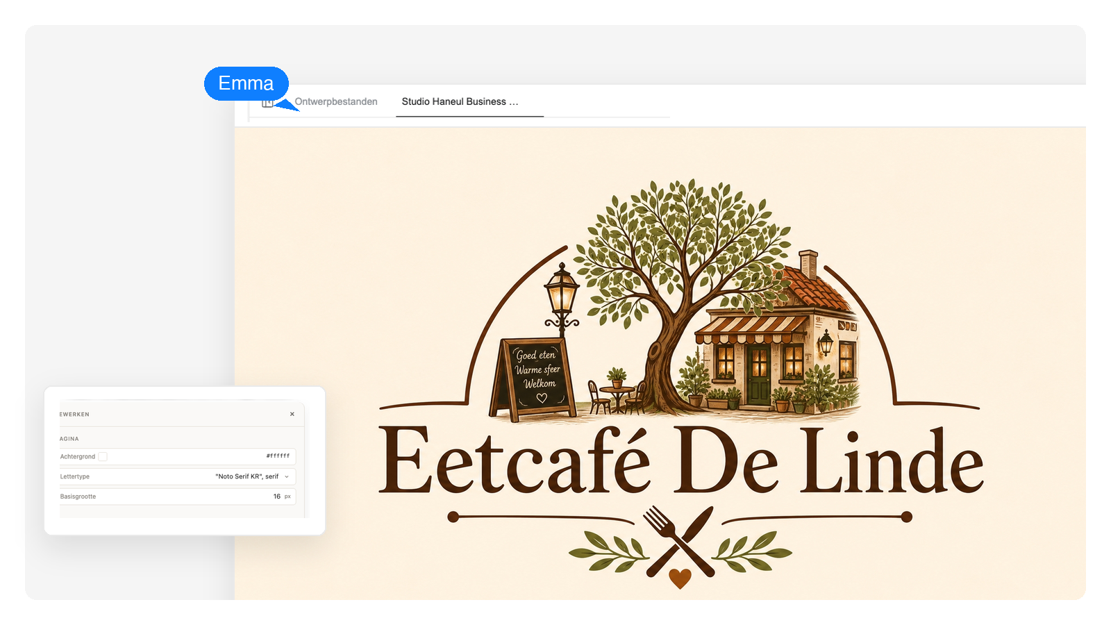 Restaurants en lokale bedrijven