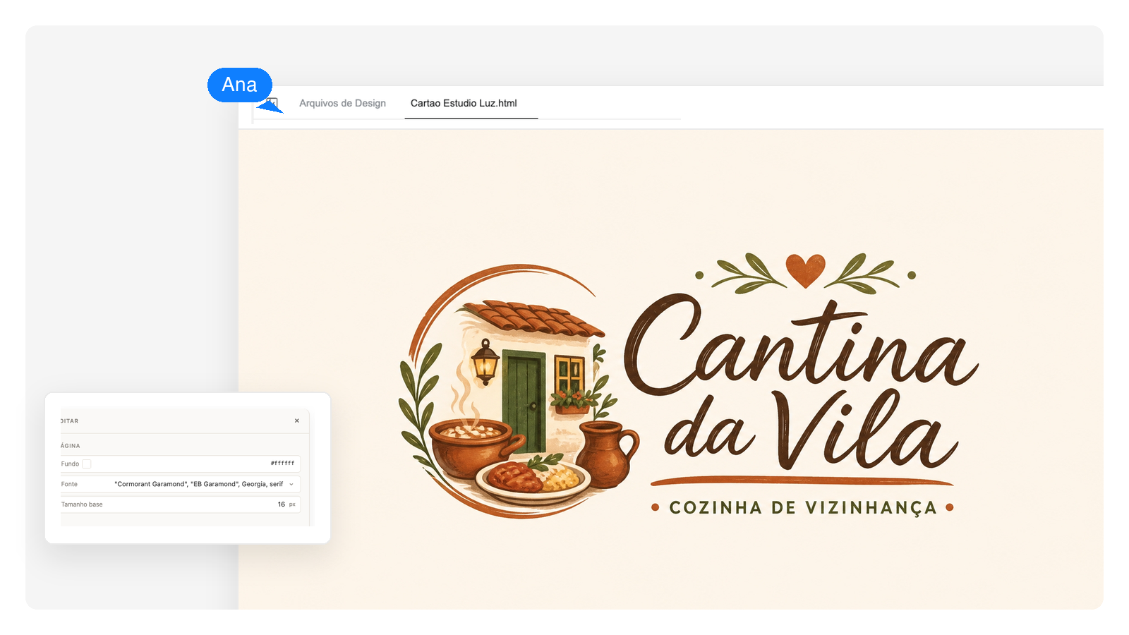 Restaurantes e comércio local