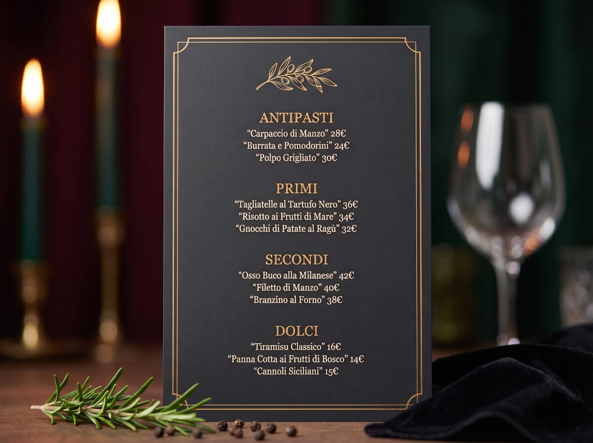 Restaurant Menus That Match Your Brand