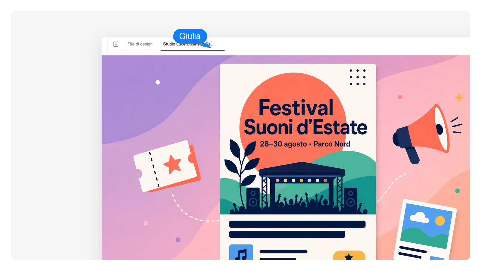 Poster per eventi e promozioni