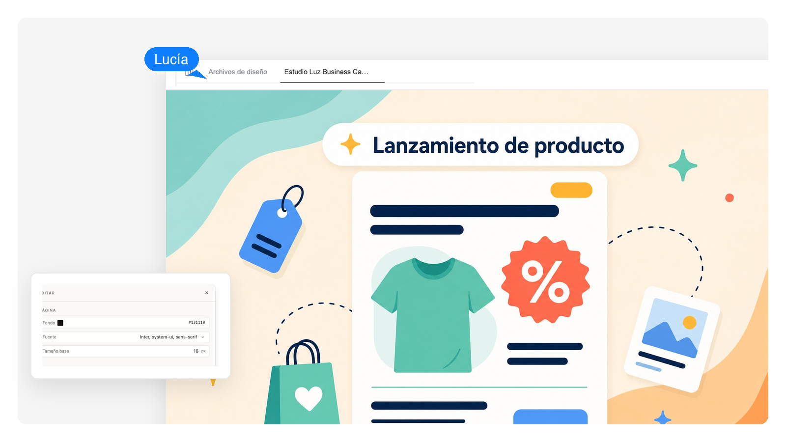 Carteles de marketing y ofertas