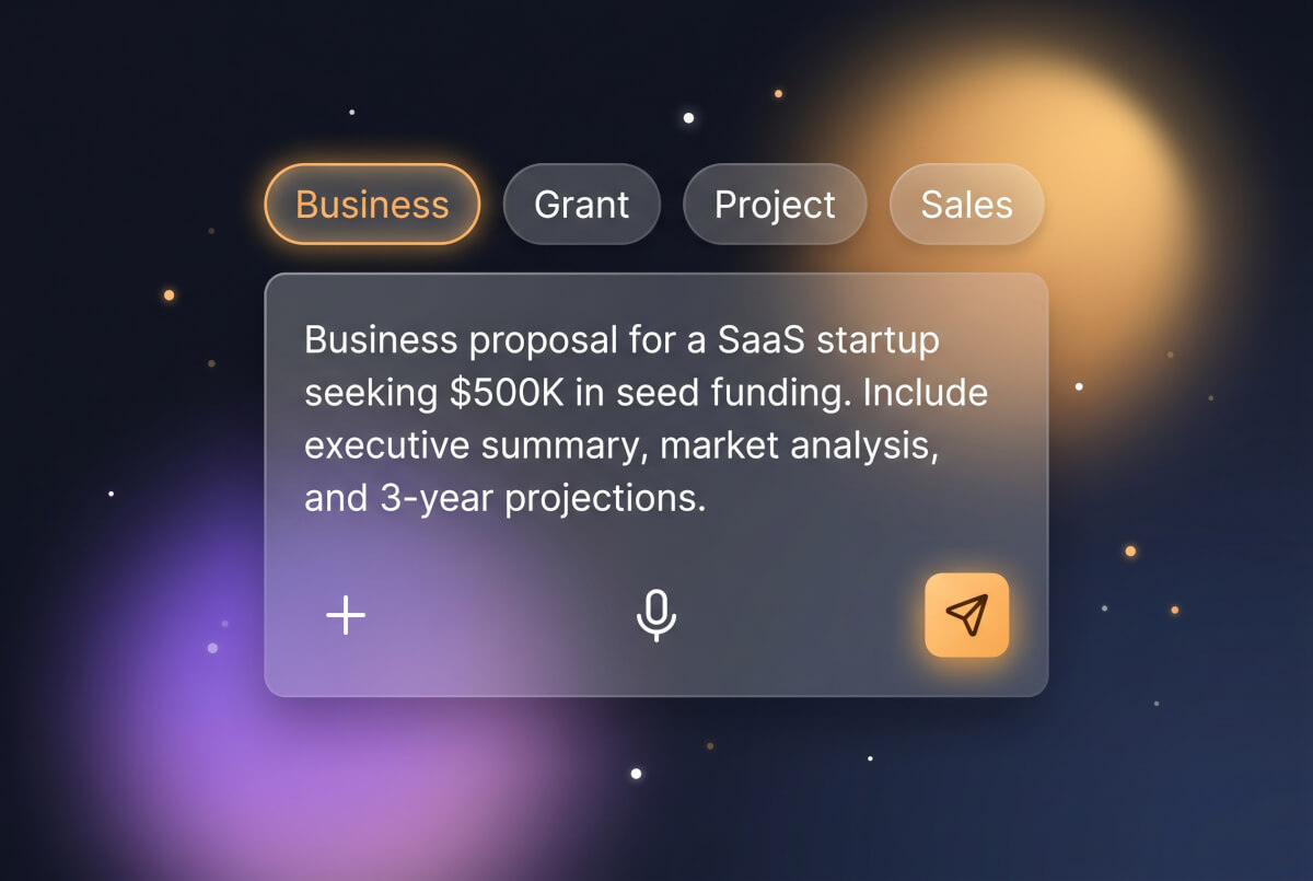 Describe your proposal