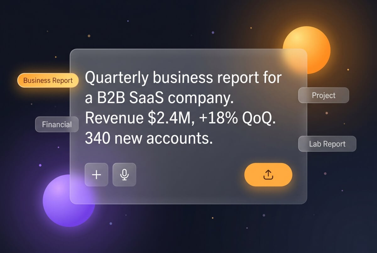 Describe your report