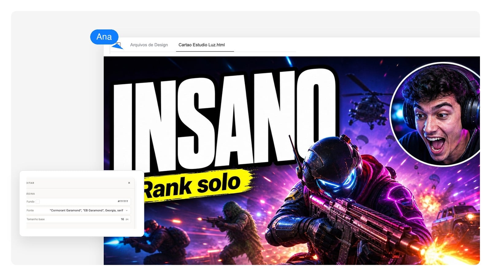 Games — Criador de Thumbnail com IA