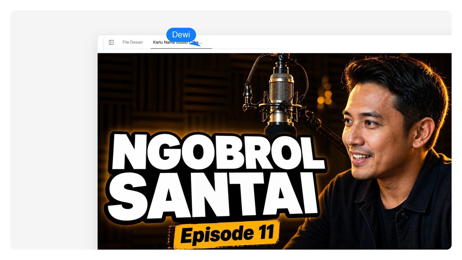 Podcast & wawancara — Pembuat Thumbnail YouTube