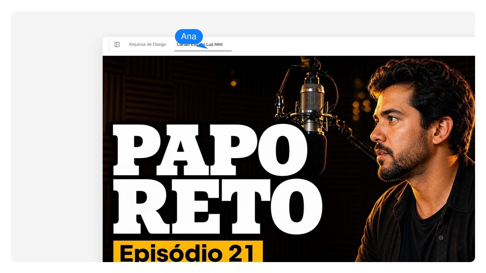Podcasts e entrevistas — Criador de Thumbnail com IA