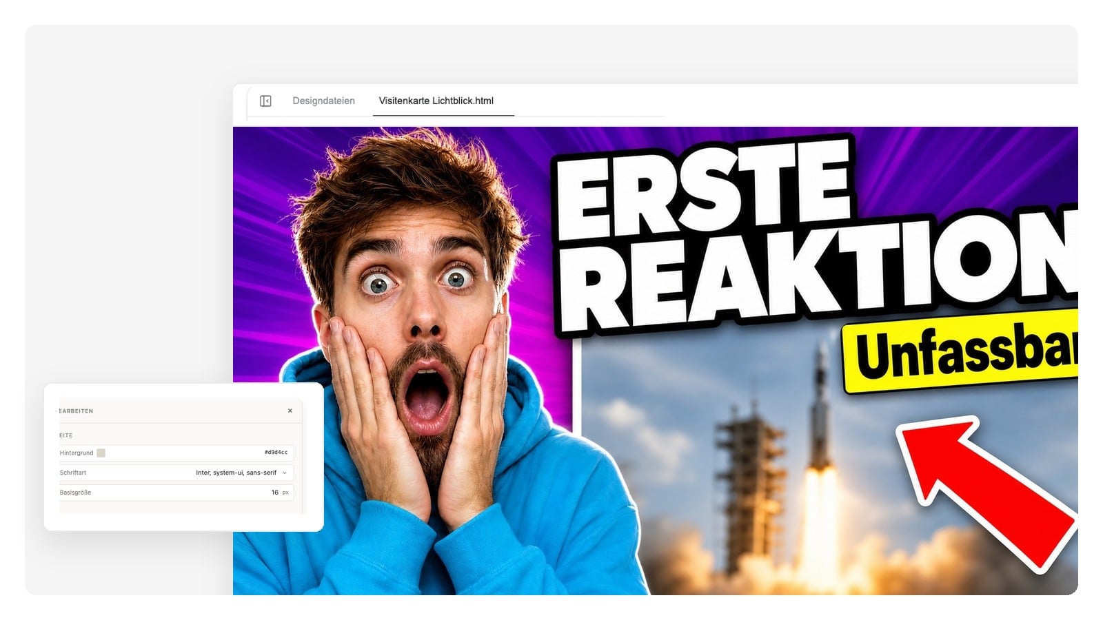 Reactions & Commentary — Thumbnail erstellen