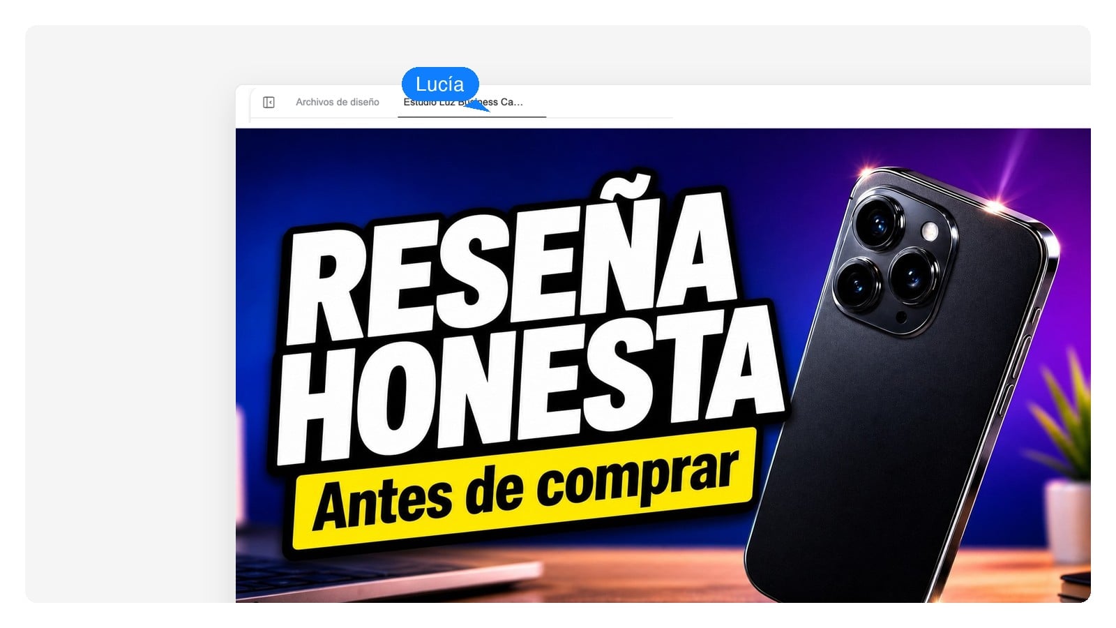 Reviews y unboxings — Crea miniaturas para YouTube