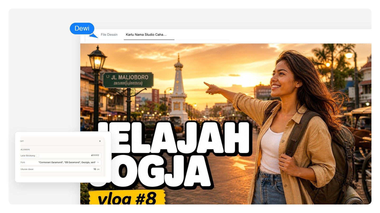 Preview di ukuran yang benar-benar menentukan