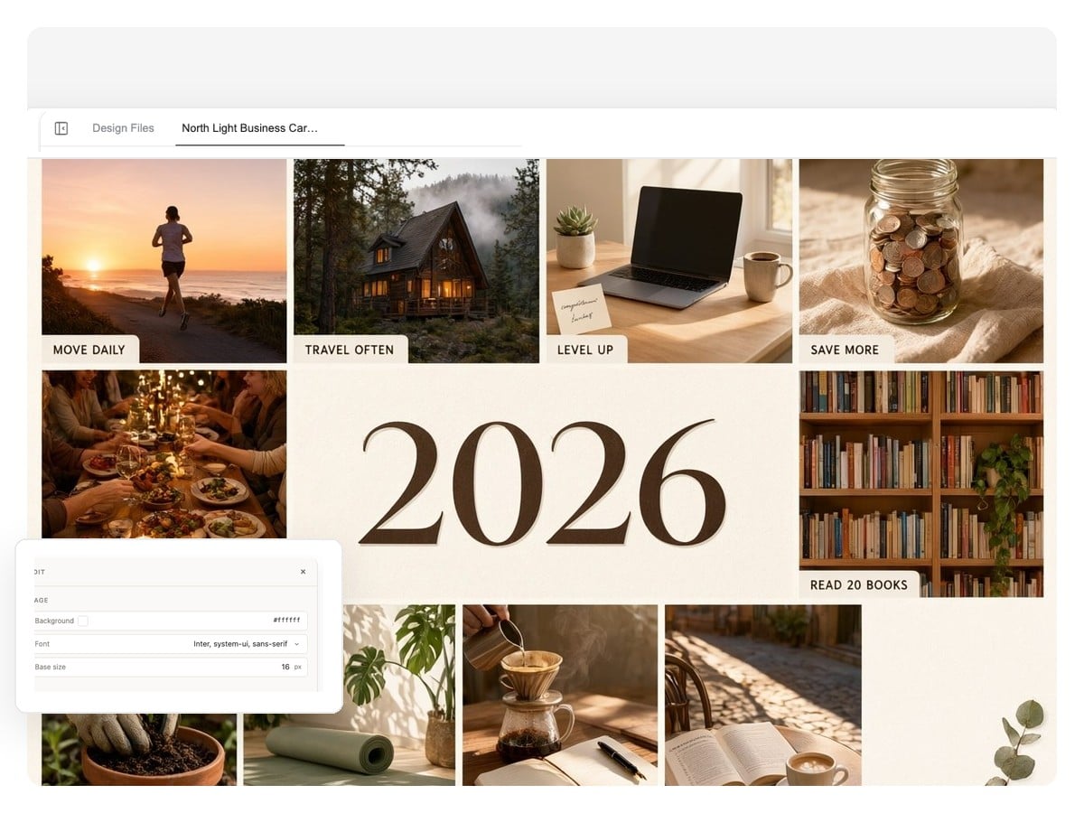 New-year board — AI Vision Board Maker