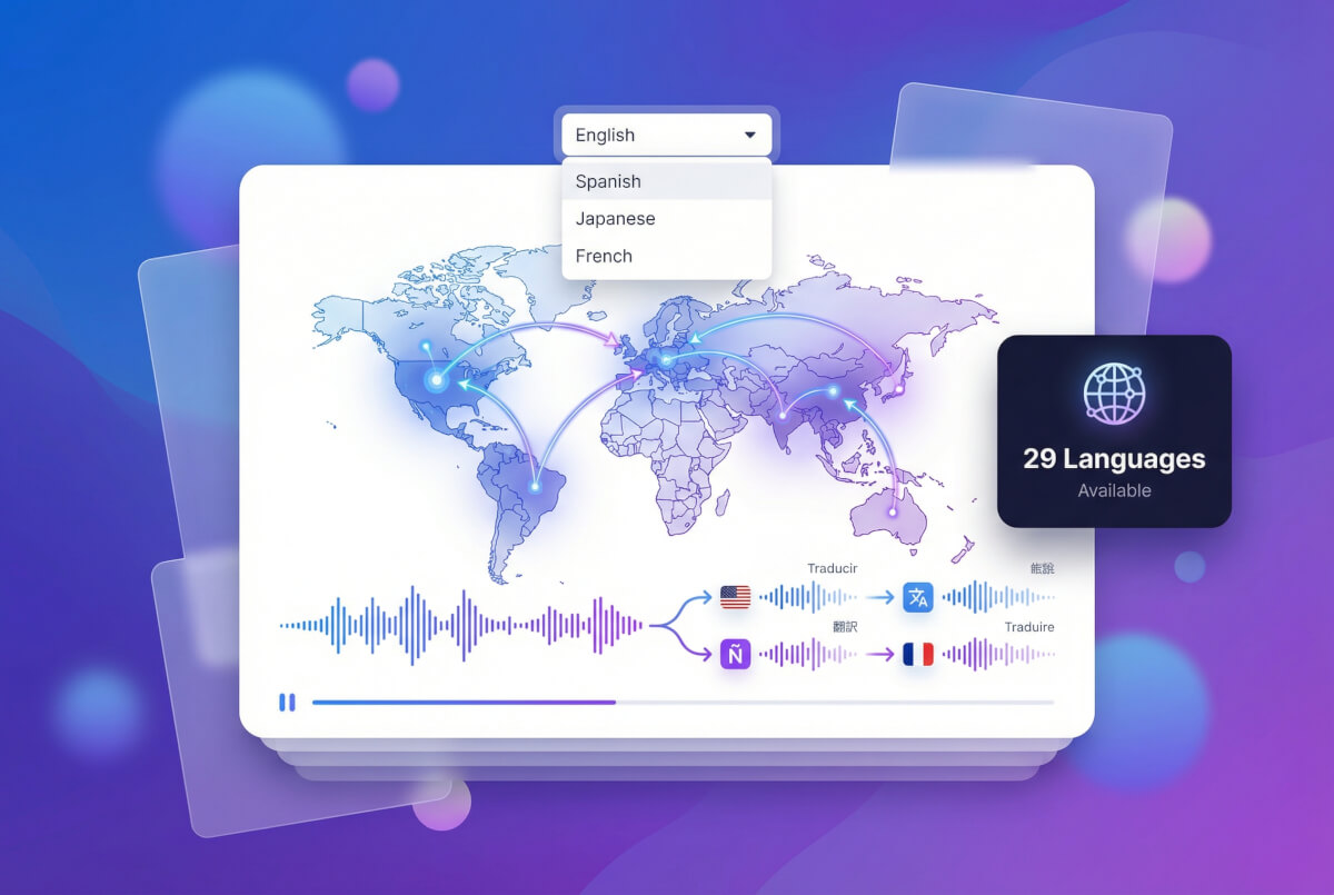 Speak any language in your own voice