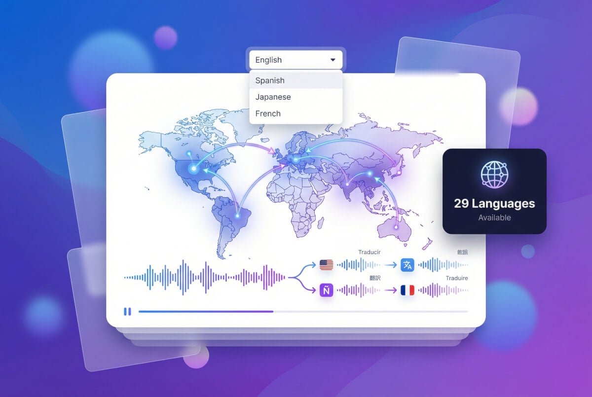 Speak any language in your own voice