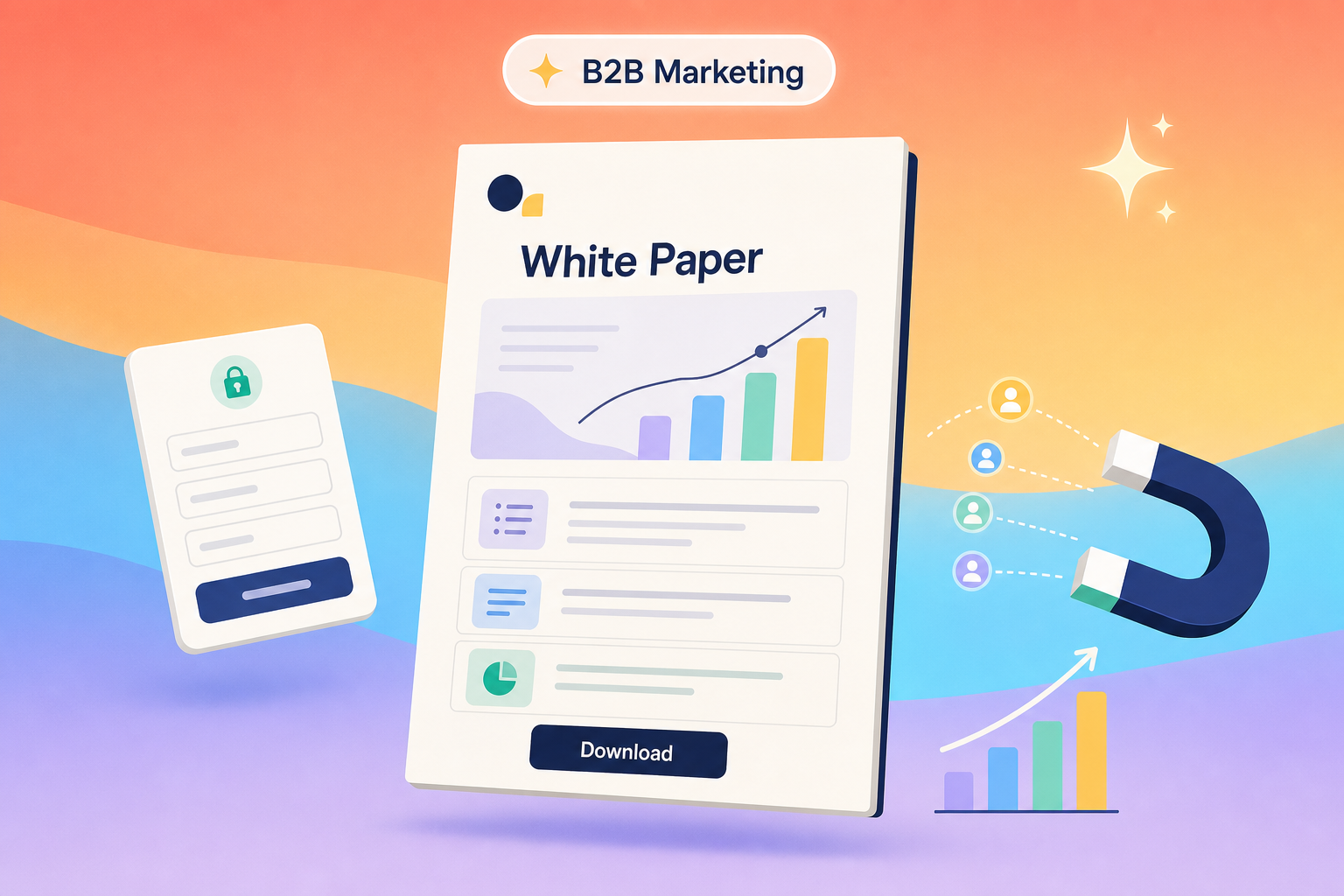 B2B lead generation and thought leadership