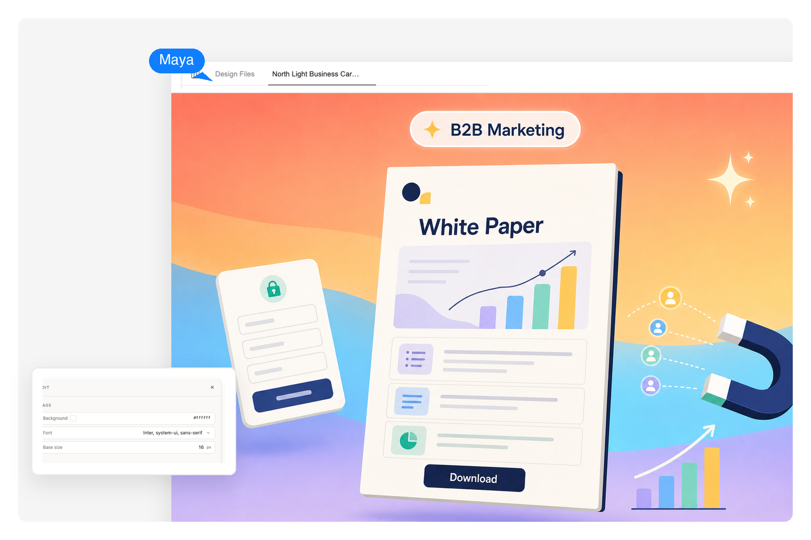 B2B lead generation and thought leadership