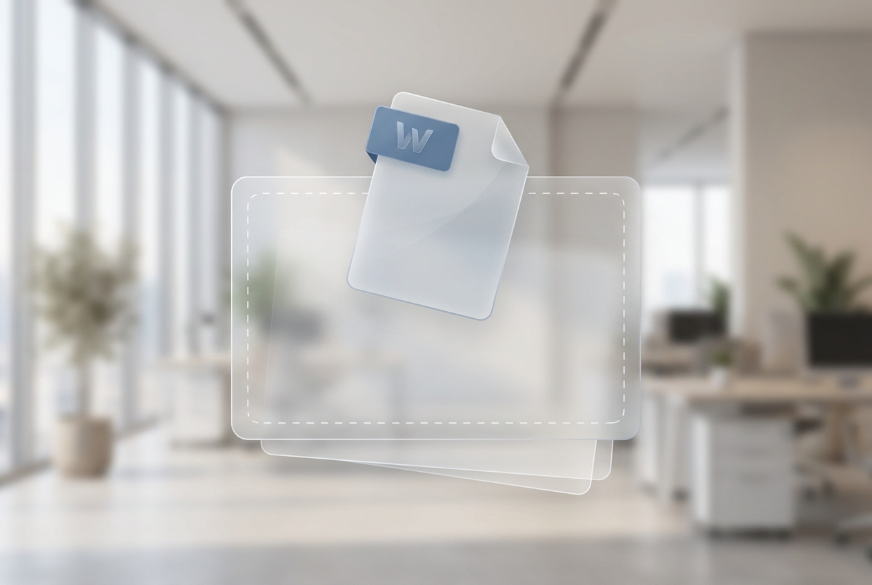 Upload your Word doc