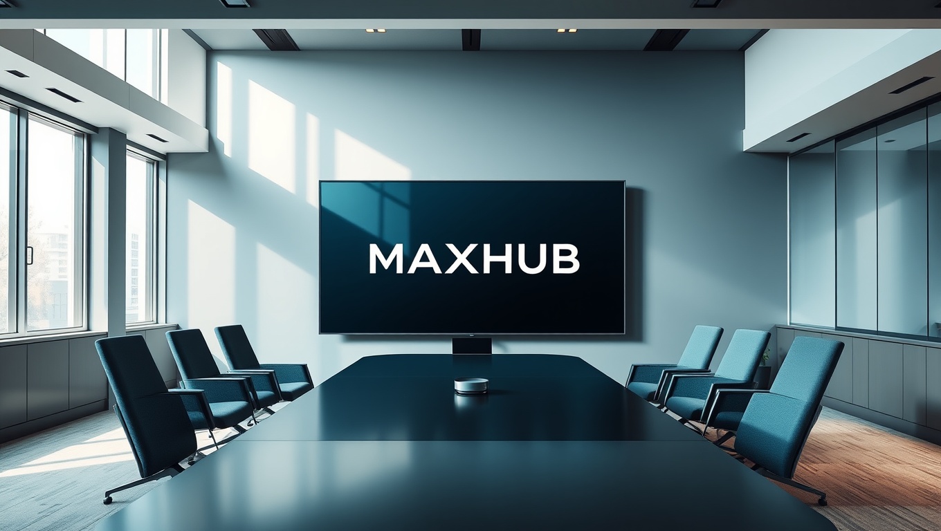 m&agrave;n h&igrave;nh MAXHUB 55 inch trong doanh nghiệp
