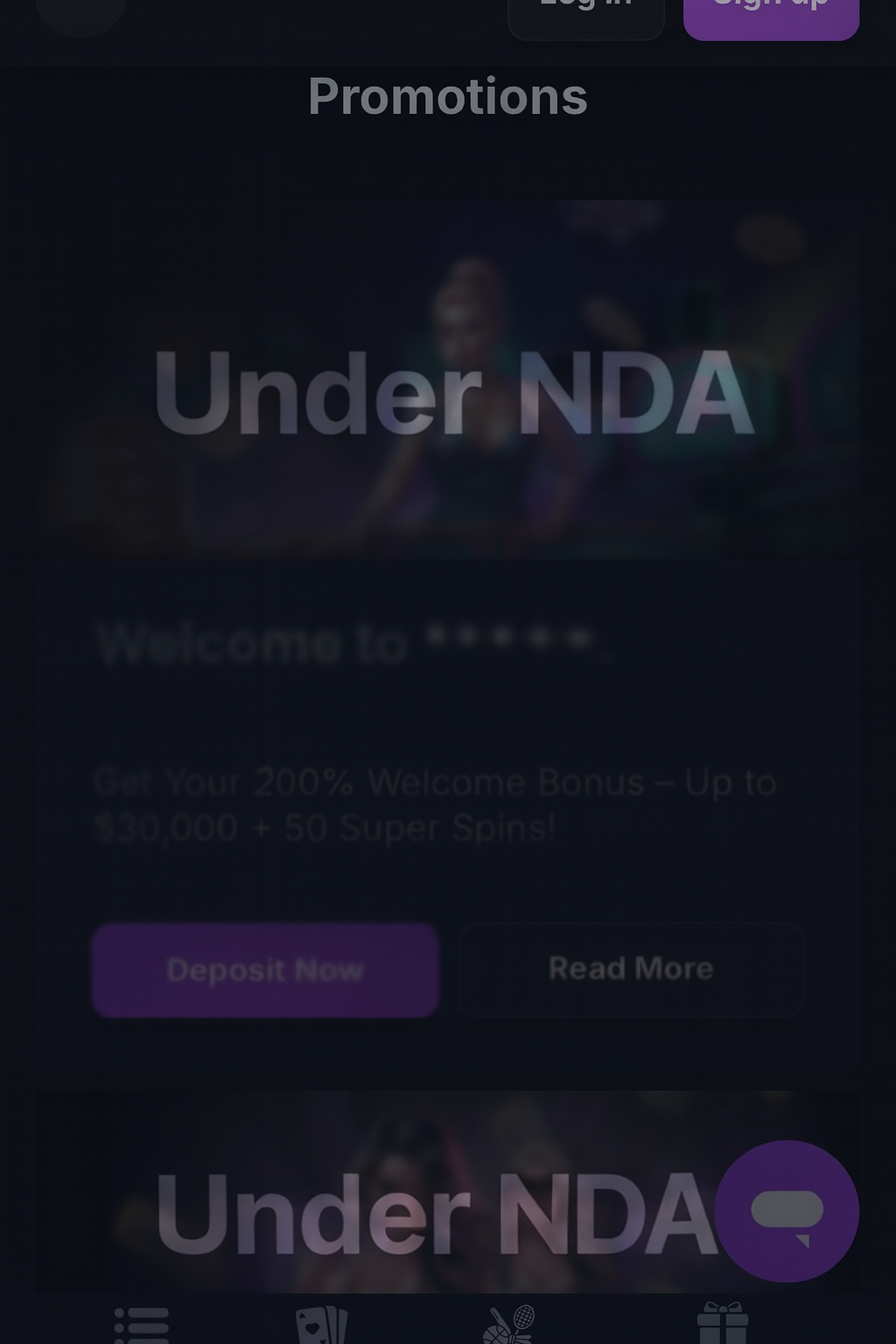Telegram casino bot showing promotional campaigns and player communication