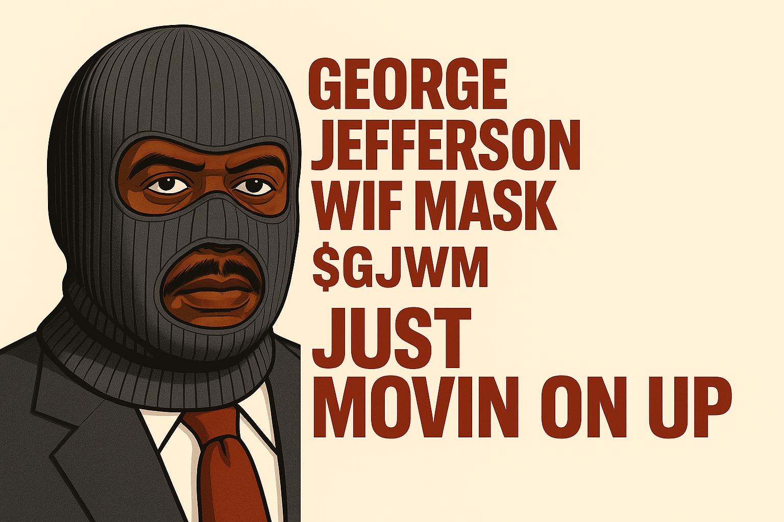 George Jefferson Wif Mask