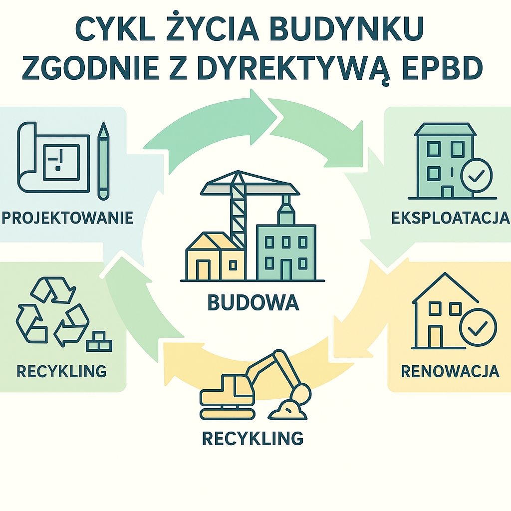 Cykl życia budynku zgodnie z dyrektywą EPBD