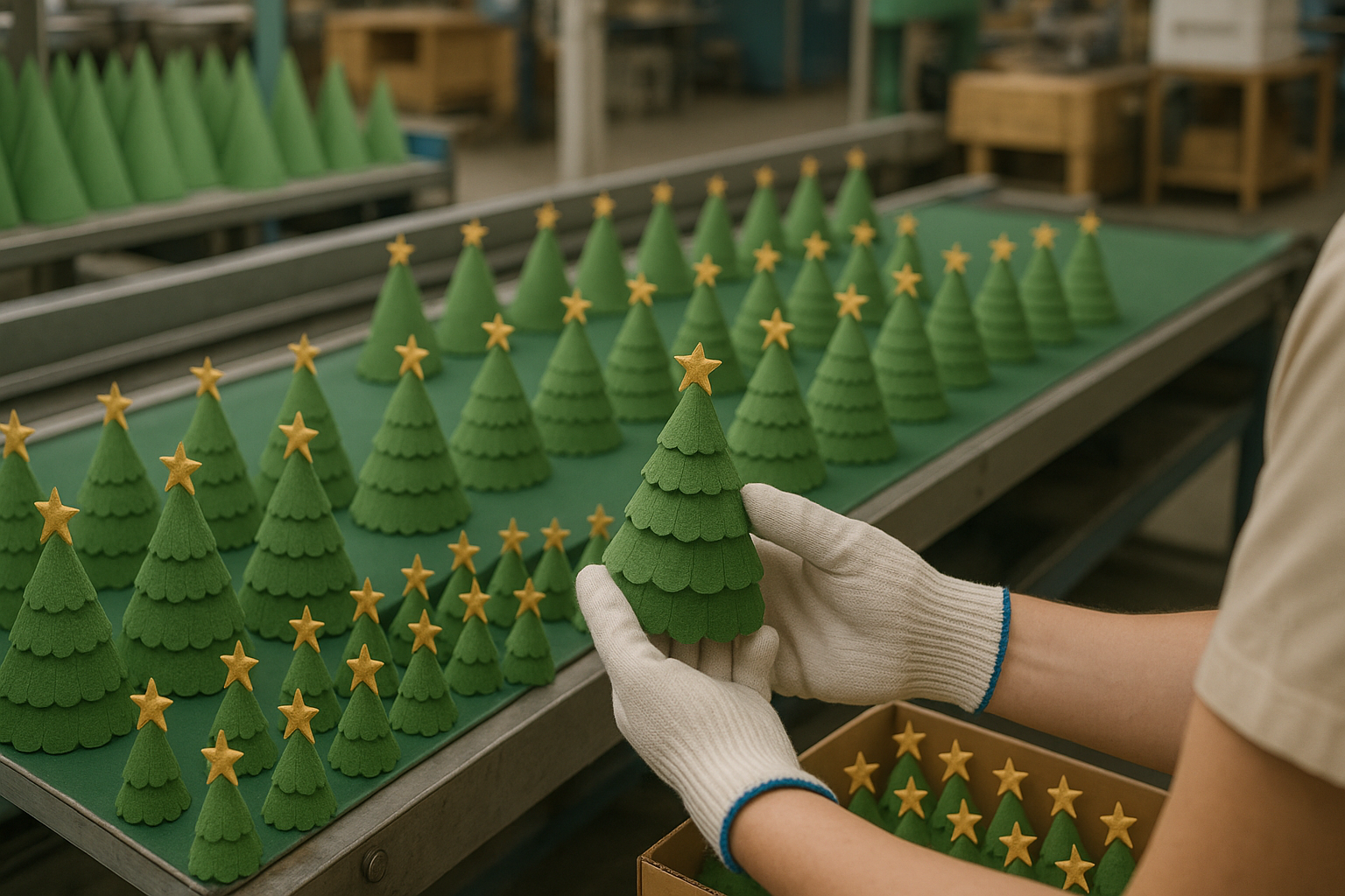 Artisan Crafted Paper Tree Cone Process