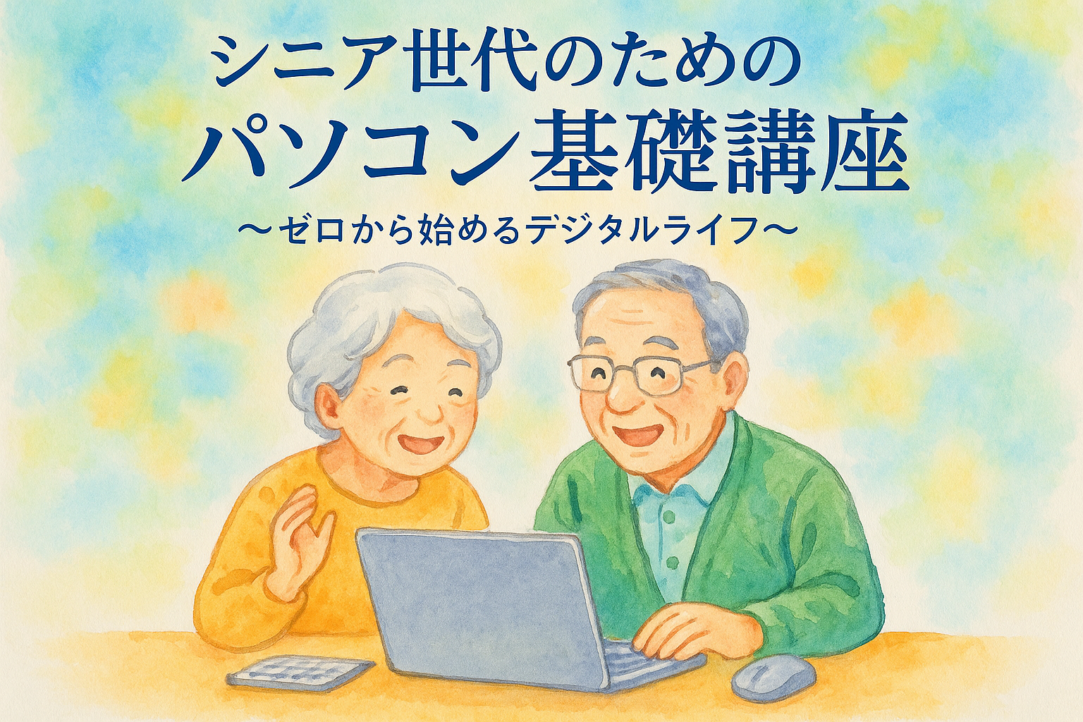 シニア世代のためのパソコン基礎講座〜ゼロから始めるデジタルライフ〜