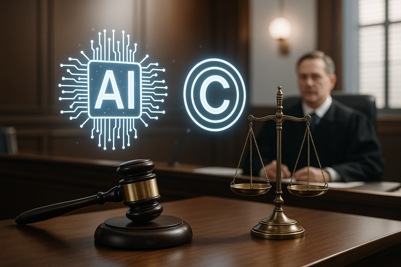 AI著作権訴訟のイメージ
