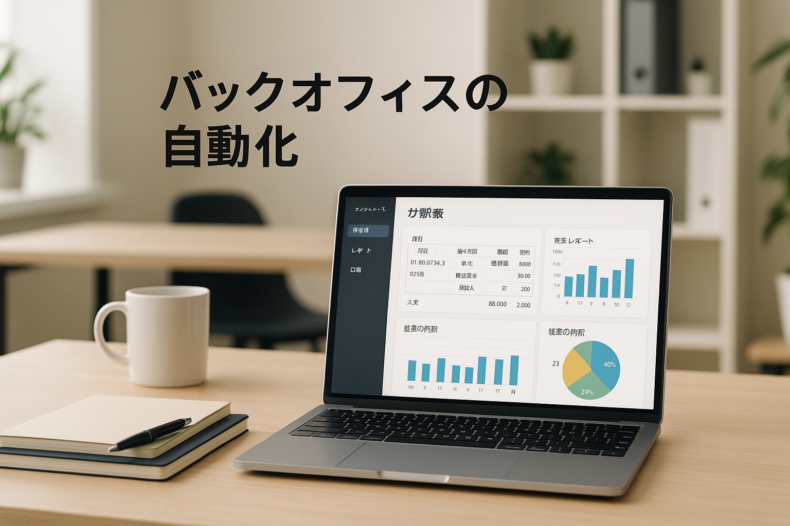 小規模企業のバックオフィス自動化イメージ